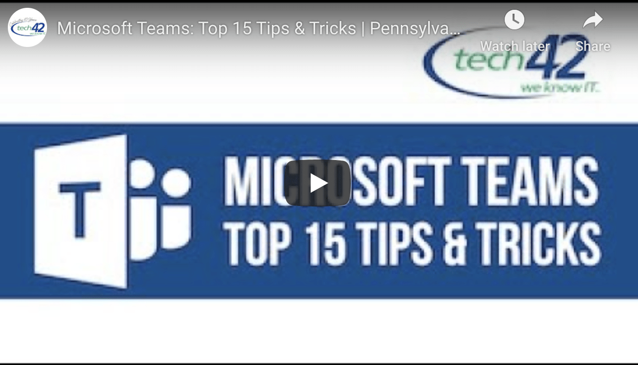 Microsoft Teams Training Scranton & WilkesBarre Watch Now