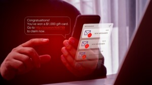 Smartphone Text Phishing Scam