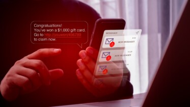 Smartphone Text Phishing Scam